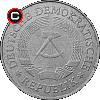 1 marka 1973-1990 - układ awersu do rewersu