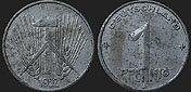 Monety Niemiec - 1 fenig 1952-1953
