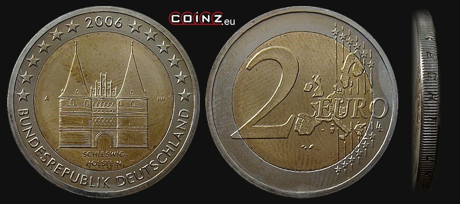 2 euro 2006 Szlezwik-Holsztyn - monety Niemiec