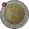 2 euro 2002-2004 - obverse to reverse alignment