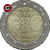 2 euro 2013 Traktat Elizejski - układ awersu do rewersu