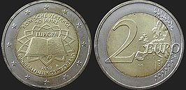 Monety Niemiec - 2 euro 2007 50 Rocznica Traktatów Rzymskich