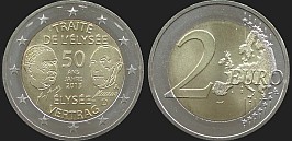 Monety Niemiec - 2 euro 2013 Traktat Elizejski