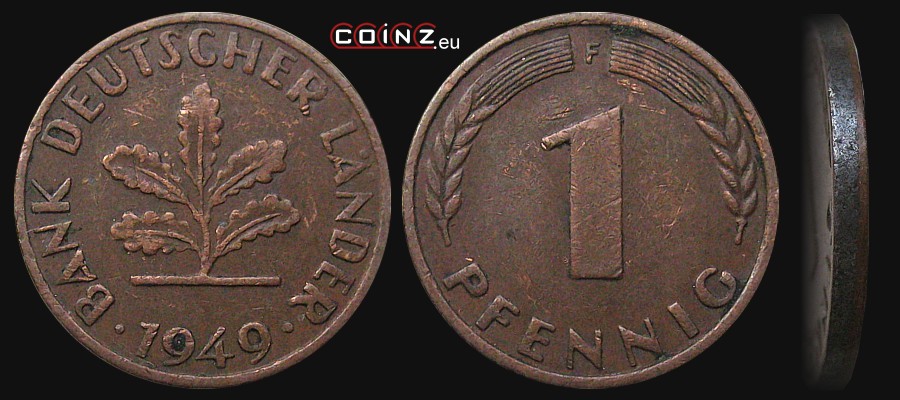 1 pfennig 1948-1949 - German coins