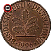 2 pfennig 1968-1996 - Coins of Germany