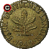 5 fenigów 1949 - monety niemieckie