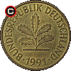 5 fenigów 1950-1996 - monety niemieckie