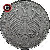 2 marki 1957-1971 Max Planck - monety niemieckie