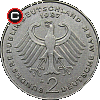 2 mark 1969-1987 Konrad Adenauer - Coins of Germany