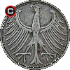 5 marek 1951-1974 - monety niemieckie