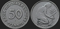 German coins - 50 pfennig 1949