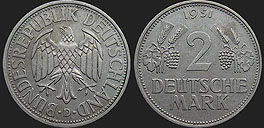 German coins - 2 marki 1951
