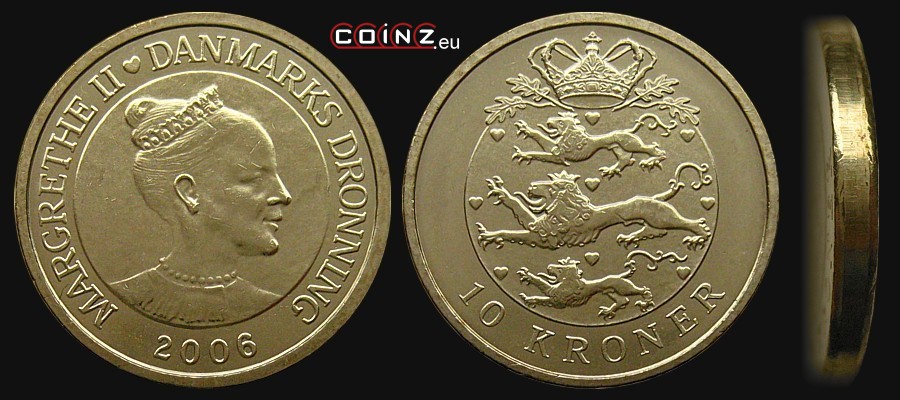 10 koron 2004-2010 - monety Danii