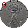 10 øre 1960-1972 - obverse to reverse alignment