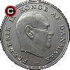 1 krone 1960-1972 - obverse to reverse alignment