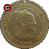 10 koron 2005 Bajki - Mała Syrenka - układ awersu do rewersu