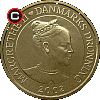 20 koron 2001-2002 - układ awersu do rewersu