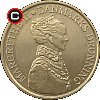 20 kroner 2012 - 40 Years of Queen Margrethe's II Reign - obverse to reverse alignment