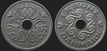 coins of Denmark - 1 krone from 1992