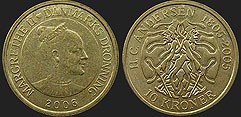 coins of Denmark - 10 kroner 2006 Fairytales - Shadow