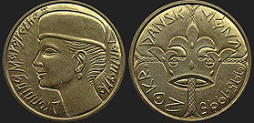 coins of Denmark - 20 kroner 1995 1000 Years of Danish Coinage