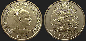 coins of Denmark - 20 kroner 2003-2010