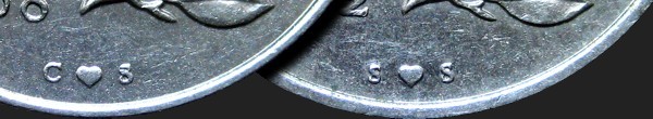 Initials of the directors of The Royal Mint of Denmark