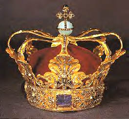 The crown of King Christian V of Denmark