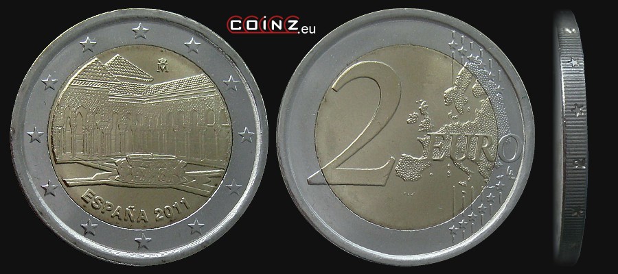 2 euro 2011 Alhambra - monety Hiszpanii