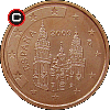 2 euro centy 1999-2009 - układ awersu do rewersu