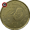 10 euro centów 2007-2009 - układ awersu do rewersu