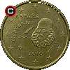 10 euro centów od 2010 - układ awersu do rewersu