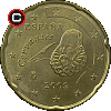 20 euro centów 2007-2009 - układ awersu do rewersu