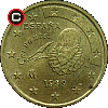 50 euro centów 1999-2006 - układ awersu do rewersu