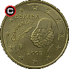 50 euro centów 2007-2009 - układ awersu do rewersu