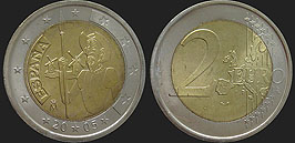 Monety Hiszpanii - 2 euro 2005 400 Lat Don Kichota