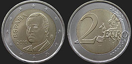 Monety Hiszpanii - 2 euro od 2010