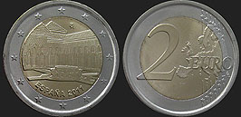 Monety Hiszpanii - 2 euro 2011 UNESCO - Alhambra