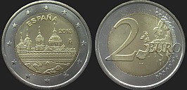 Monety Hiszpanii - 2 euro 2013 Escorial