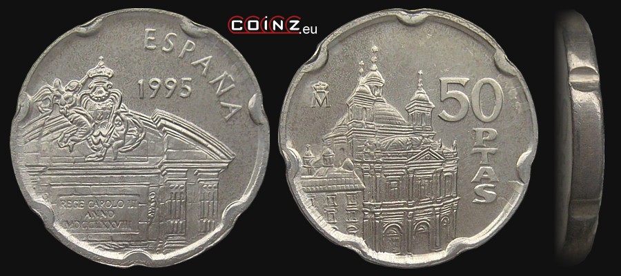 50 peset 1995 Madryt - monety Hiszpanii