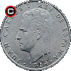 2 pesety 1982-1984 - układ awersu do rewersu