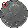 5 peset 1976-1980 - układ awersu do rewersu