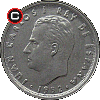 10 peset 1992 - układ awersu do rewersu