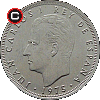 25 peset 1976-1980 - układ awersu do rewersu