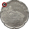 50 peset 1995 Madryt - układ awersu do rewersu