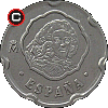 50 peset 1996 Filip V - układ awersu do rewersu