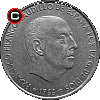 100 peset 1966-1970 - układ awersu do rewersu