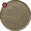 100 peset 1993 Rok Jakubowy - układ awersu do rewersu