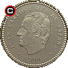 100 peset 2001 132 Lata Pesety - układ awersu do rewersu