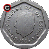 200 peset 1986-1988 - układ awersu do rewersu